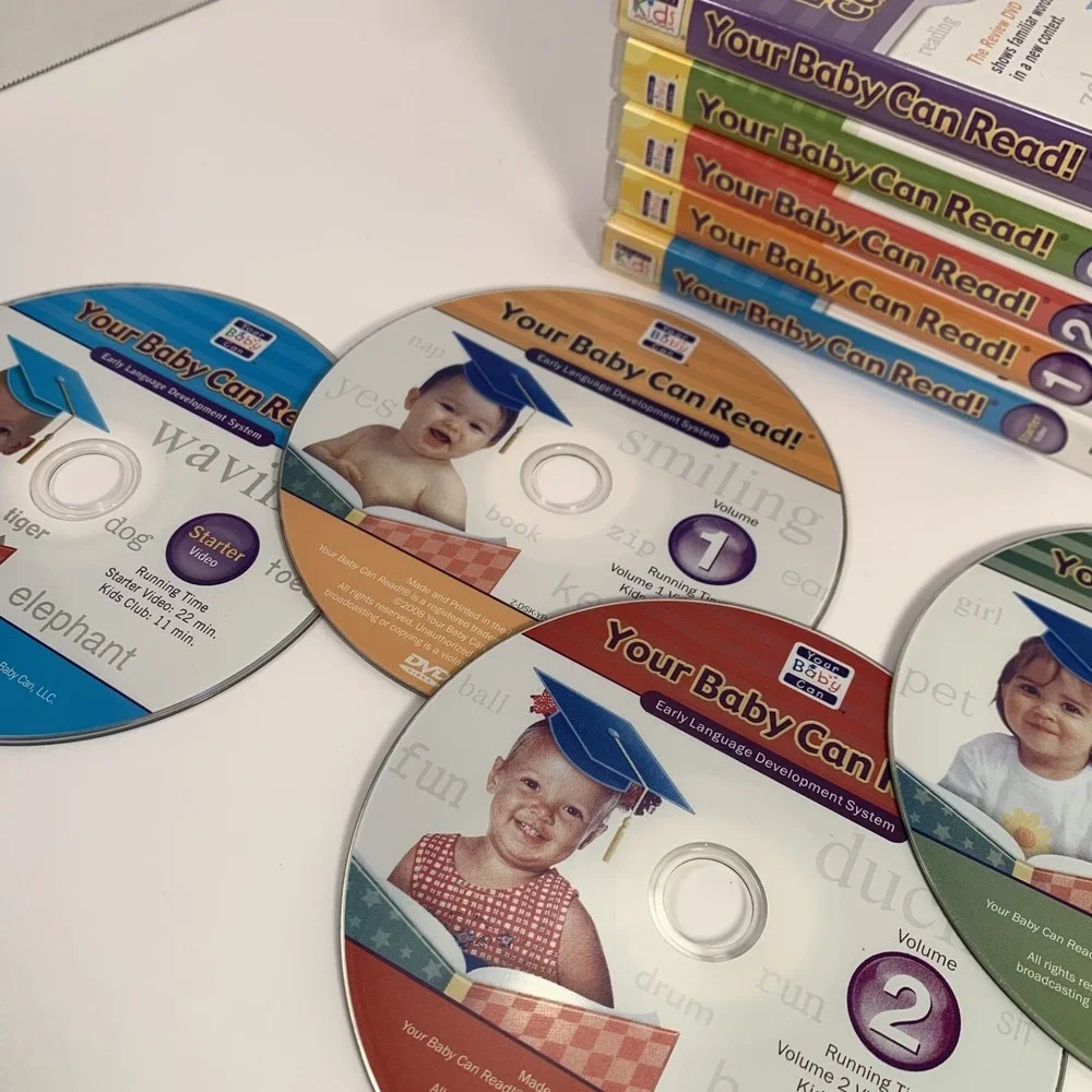 Your Baby Can Read!‎ Vol 1-3 DVDs + Starter/Review - Reading Phonics Home